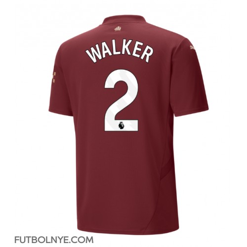 Camiseta Manchester City Kyle Walker #2 Tercera Equipación 2024-25 manga corta